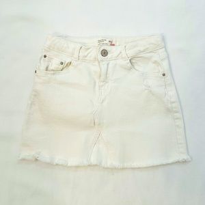Zara girls denim skirt